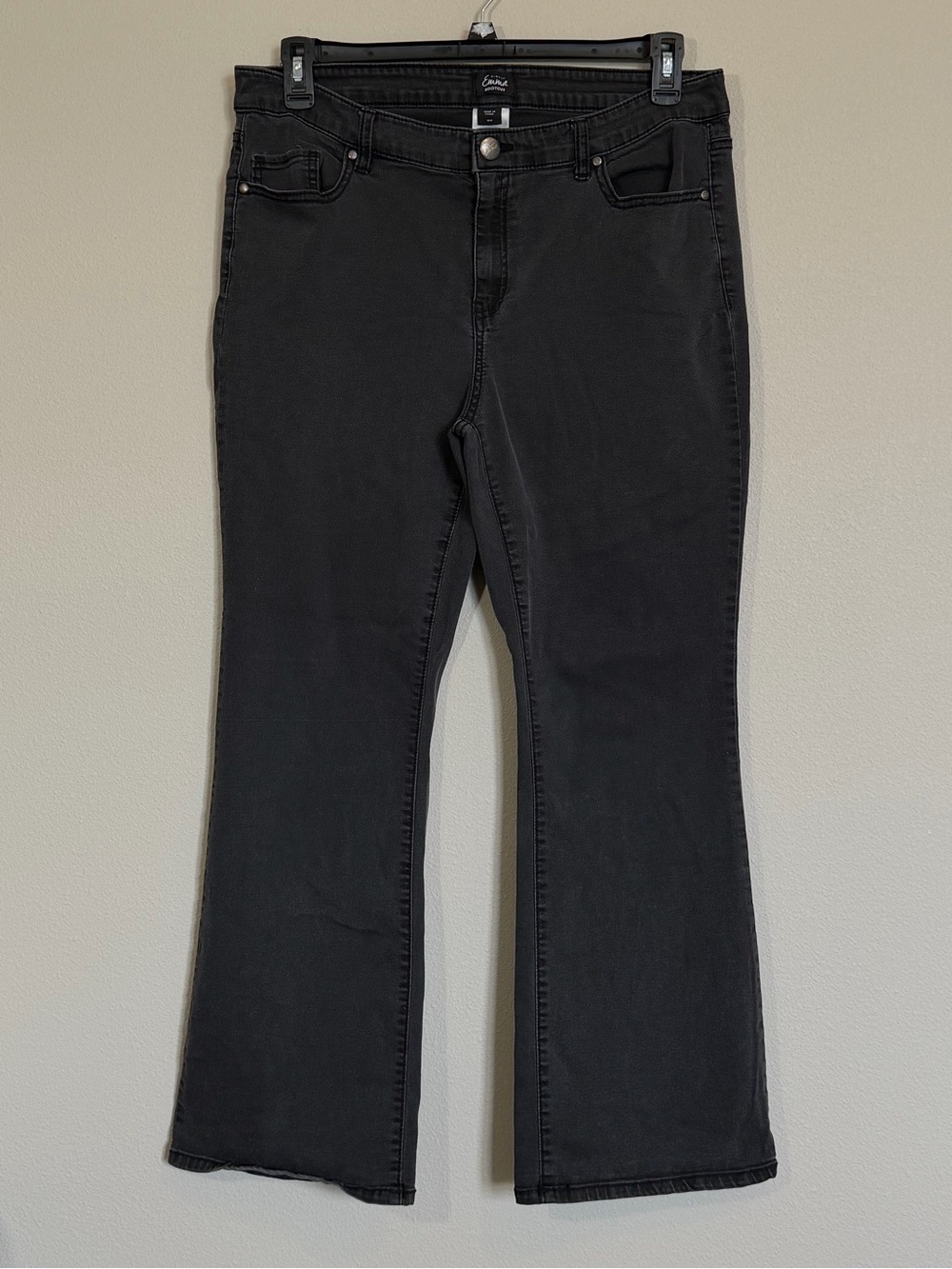 Simply Emma Black Wide Leg Jeans